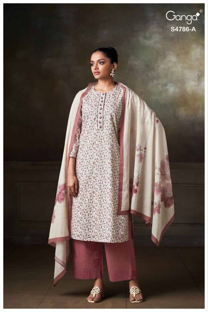 KETZIA 4786 Series By Ganga Fashion Beautiful Festive Suits Stylish Colorful Fancy Casual Wear & Ethnic Wear PREMIUM COTTON Print Dresses At Wholesale Price